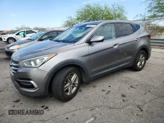 2017 Hyundai Santa Fe 2.4L z VIN 5XYZT3LB5HG419433, wystawiony jako Copart lot #59905185 z przebiegiem 148 414 mil mil oraz Szkoda całkowita • Salvage title. Historia ofert i sprzedaży dostępna na DreamBid. Obrazek 1.