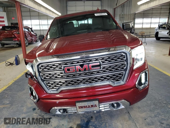 2020 GMC Sierra 1500 Denali with VIN 1GTU9FED3LZ324811, listed as a Copart auction lot 57488515 with 79,018 mi miles and Salvage title. Bid and sale history available at DreamBid. Image 5.