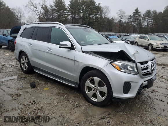 2017 Mercedes-Benz GLS 450 with VIN 4JGDF6EE2HA972787, listed as a Copart auction lot 40180644 with 47,098 mi miles and . Bid and sale history available at DreamBid. Image 4.