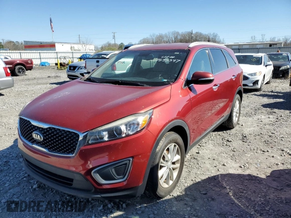2016 Kia Sorento LX with VIN 5XYPG4A56GG115895, listed as a Copart auction lot 45553475 with 100,066 mi miles and Clean Title. Bid and sale history available at carsss.com. Image 1.