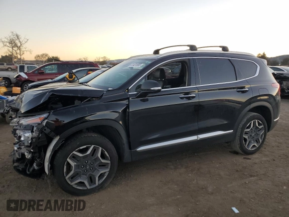 2023 Hyundai Santa Fe Limited z VIN KM8S7DA22PU067337, wystawiony jako Copart lot #41481995 z przebiegiem 44 901 mil mil oraz Szkoda całkowita • Salvage title. Historia ofert i sprzedaży dostępna na DreamBid. Obrazek 1.