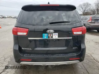 2018 Kia Sedona SX-L with VIN KNDME5C12J6380736, listed as a Copart auction lot 45411495 with 115,326 mi miles and Salvage Title. Bid and sale history available at carsss.com. Image 6.