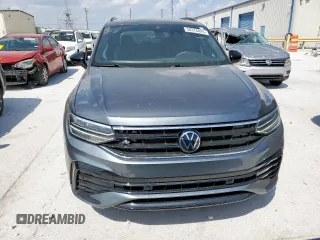 2022 Volkswagen Tiguan SE R-Line Black with VIN 3VVCB7AX6NM065002, listed as a Copart auction lot 50376425 with 30,408 mi miles and Salvage Title. Bid and sale history available at DreamBid. Image 5.