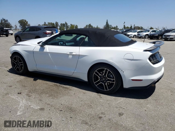 2018 Ford Mustang EcoBoost Premium with VIN 1FATP8UHXJ5155575, listed as a Copart auction lot 57527085 with 138,033 mi miles and Salvage title. Bid and sale history available at DreamBid. Image 2.