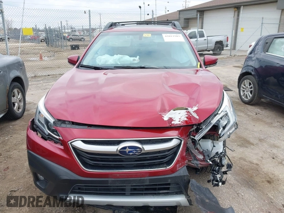 2022 Subaru Outback Limited with VIN 4S4BTANC8N3133115, listed as a IAAI auction lot 42012903 with 57,205 mi miles and . Bid and sale history available at DreamBid. Image 13.