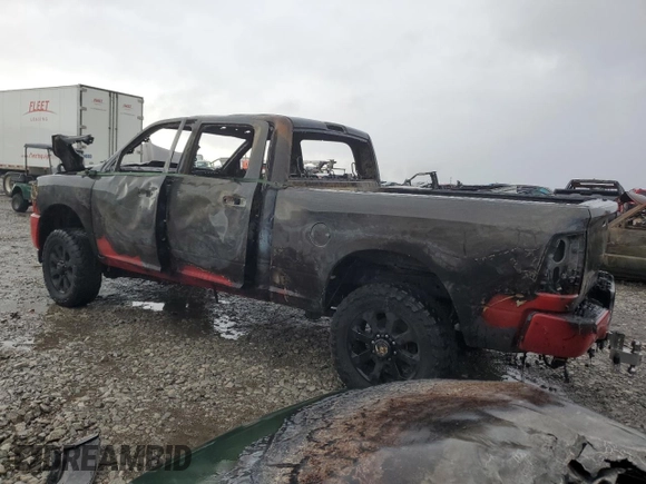 2022 Ram 2500 Big Horn with VIN 3C6UR5DL4NG170848, listed as a Copart auction lot 78274204 with 0 mi miles and Non Repairable. Bid and sale history available at carsss.com. Image 2.
