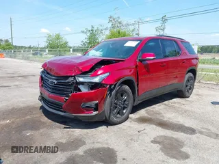 2022 Chevrolet Traverse LT Cloth with VIN 1GNERGKW7NJ154137, listed as a IAAI auction lot 42181210 with 30,650 mi miles and . Bid and sale history available at DreamBid. Image 17.