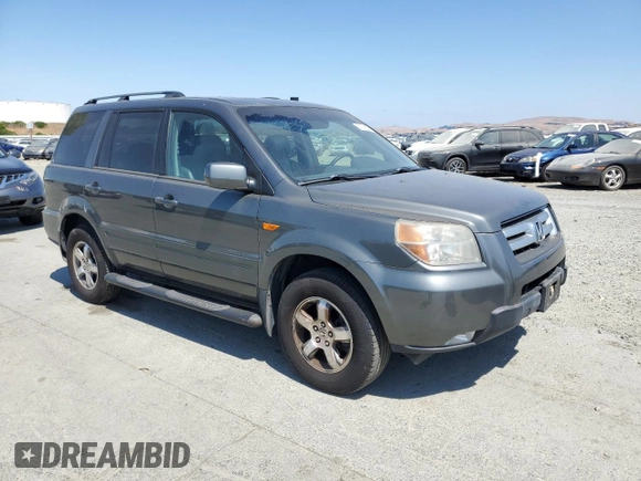 2007 Honda Pilot EX-L z VIN 2HKYF18597H526809, wystawiony jako Copart lot #58746155 z przebiegiem 264 515 mil mil oraz Czysty tytuł • Clean title. Historia ofert i sprzedaży dostępna na DreamBid. Obrazek 4.