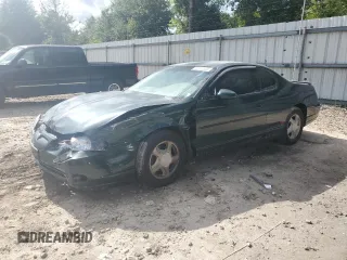 2002 Chevrolet Monte Carlo SS with VIN 2G1WX15K629164411, listed as a Copart auction lot 63593845 with 297,951 mi miles and Salvage title. Bid and sale history available at DreamBid. Image 1.