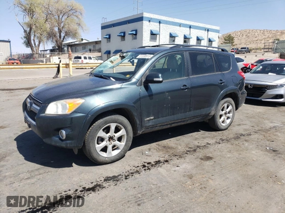 2010 Toyota RAV4 Ltd with VIN 2T3DK4DV7AW024205, listed as a Copart auction lot 51338915 with 184,197 mi miles and Salvage Title. Bid and sale history available at carsss.com. Image 1.