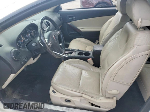 2008 Pontiac G6 GT with VIN 1G2ZH17N484239664, listed as a Copart auction lot 58486065 with 235,000 mi miles and Salvage title. Bid and sale history available at DreamBid. Image 7.