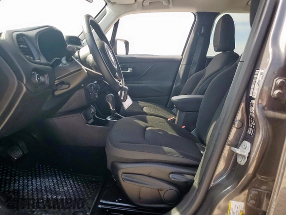 2018 Jeep Renegade Latitude with VIN ZACCJABB7JPG74043, listed as a Copart auction lot 56652985 with 24,941 mi miles and Clean title. Bid and sale history available at DreamBid. Image 7.