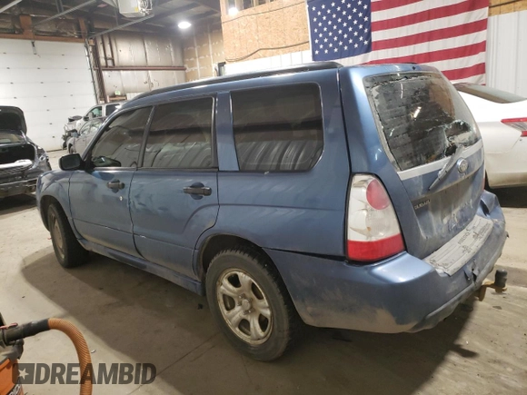 2007 Subaru Forester X with VIN JF1SG63617G735181, listed as a Copart auction lot 88952485 with 141,285 mi miles and Salvage Title. Bid and sale history available at carsss.com. Image 2.