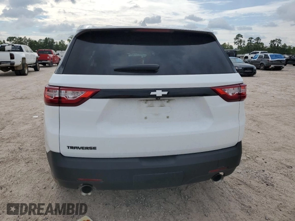 2020 Chevrolet Traverse LS with VIN 1GNERFKW1LJ207566, listed as a Copart auction lot 70079464 with 79,111 mi miles and Salvage Title. Bid and sale history available at carsss.com. Image 6.