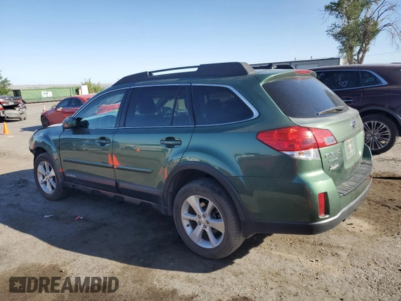 2014 Subaru Outback Limited with VIN 4S4BRCNC7E3285638, listed as a Copart auction lot 61695975 with 81,103 mi miles and Salvage title. Bid and sale history available at DreamBid. Image 2.