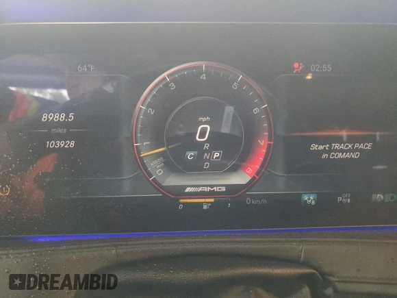 2018 Mercedes-Benz S 63 AMG with VIN WDDUG8JB2JA343602, listed as a Copart auction lot 84506804 with 103,928 mi miles and Salvage title. Bid and sale history available at DreamBid. Image 9.
