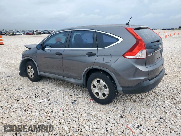 2013 Honda CR-V LX with VIN 3CZRM3H37DG708348, listed as a Copart auction lot 59321335 with 79,020 mi miles and Salvage title. Bid and sale history available at DreamBid. Image 2.