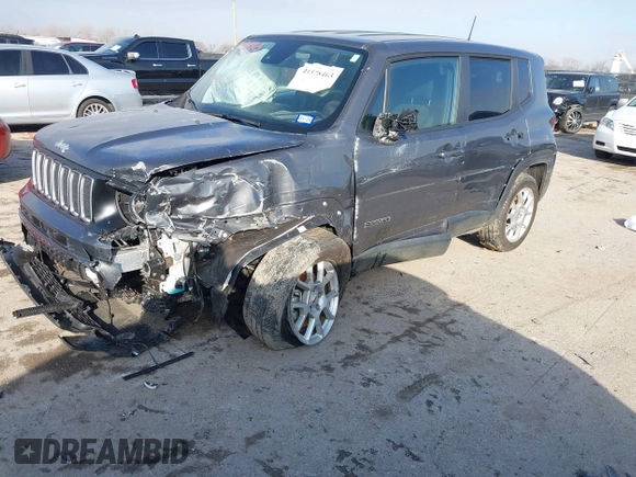 2023 Jeep Renegade Latitude with VIN ZACNJDB12PPP60061, listed as a IAAI auction lot 41578463 with 21,376 mi miles and . Bid and sale history available at DreamBid. Image 17.