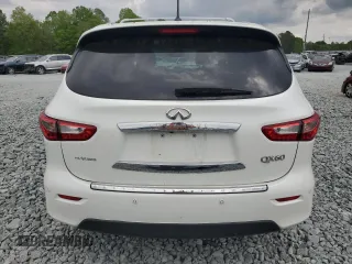 2015 Infiniti QX60 with VIN 5N1AL0MM0FC551444, listed as a Copart auction lot 53893195 with 138,366 mi miles and Salvage title. Bid and sale history available at DreamBid. Image 6.