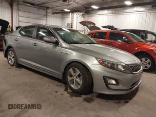 2016 Kia Optima Hybrid with VIN KNAGM4AD2G5093416, listed as a IAAI auction lot 41669462 with 104,108 mi miles. Bid and sale history available at carsss.com. Image 1.