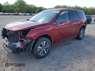 2023 Nissan Pathfinder SL z VIN 5N1DR3CC1PC244839, wystawiony jako Copart lot #52985065 z przebiegiem 43 929 mil mil oraz Tytuł czysty. Historia ofert i sprzedaży dostępna na DreamBid. Obrazek 1.