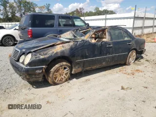 1998 Mercedes-Benz E-Class with VIN WDBJF65F2WA608994, listed as a Copart auction lot 81296714 with 0 mi miles and Salvage Title. Bid and sale history available at carsss.com. Image 1.