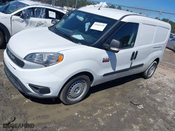 2022 Ram ProMaster City Cargo Van Tradesman with VIN ZFBHRFAB7N6Y11118, listed as a IAAI auction lot 41642129 with 4,036 mi miles. Bid and sale history available at carsss.com. Image 2.