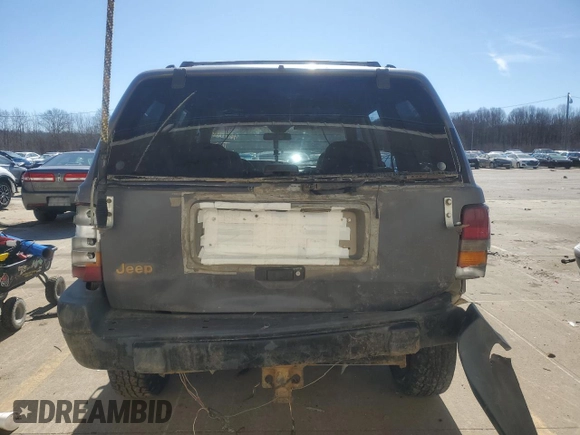 1997 Jeep Grand Cherokee Laredo with VIN 1J4GZ58S1VC528525, listed as a Copart auction lot 46170225 with 0 mi miles and Salvage Title. Bid and sale history available at carsss.com. Image 6.