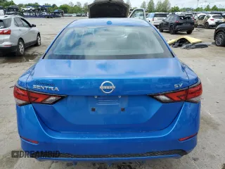 2024 Nissan Sentra SV with VIN 3N1AB8CV8RY220416, listed as a Copart auction lot 58058615 with 15,813 mi miles and Salvage title. Bid and sale history available at DreamBid. Image 6.