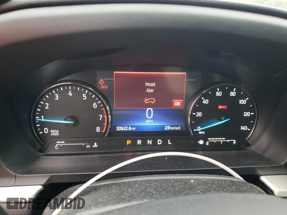 2022 Ford Explorer XLT with VIN 1FMSK7DH3NGB75784, listed as a Copart auction lot 55947905 with 32,622 mi miles and Clean title. Bid and sale history available at DreamBid. Image 9.