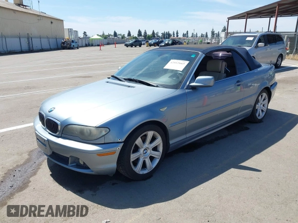 2006 BMW 3 Series 325Ci with VIN WBABW334X6PX85650, listed as a IAAI auction lot 42012665 with 169,731 mi miles. Bid and sale history available at carsss.com. Image 2.