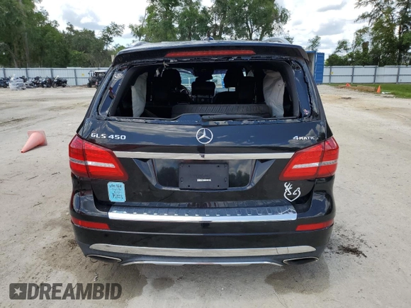 2019 Mercedes-Benz GLS 450 with VIN 4JGDF6EE9KB228489, listed as a Copart auction lot 60419515 with 46,148 mi miles and Non repairable. Bid and sale history available at DreamBid. Image 6.