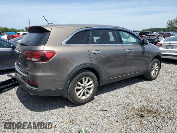 2019 Kia Sorento L with VIN 5XYPG4A39KG576130, listed as a Copart auction lot 53981755 with 99,520 mi miles and Salvage Title. Bid and sale history available at DreamBid. Image 3.