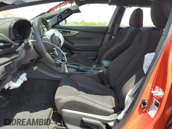 2024 Subaru WRX Premium with VIN JF1VBAH60R9805879, listed as a Copart auction lot 54992275 with 6,856 mi miles and Salvage title. Bid and sale history available at DreamBid. Image 7.