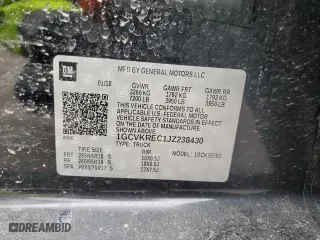 2018 Chevrolet Silverado 1500 LT with VIN 1GCVKREC1JZ238430, listed as a Copart auction lot 45906105 with 112,562 mi miles and Salvage Title. Bid and sale history available at carsss.com. Image 12.