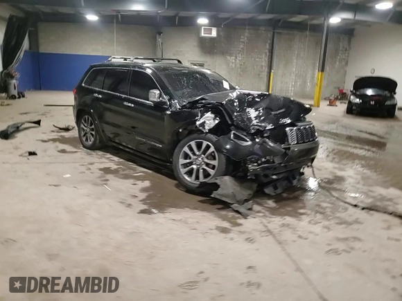 2018 Jeep Grand Cherokee Overland z VIN 1C4RJFCT3JC102423, wystawiony jako Copart lot #78232224 z przebiegiem Nie podano mil oraz Szkoda całkowita • Salvage title. Historia ofert i sprzedaży dostępna na DreamBid. Obrazek 15.