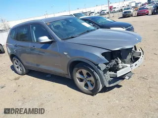 2011 BMW X3 28i with VIN 5UXWX5C50BL707917, listed as a IAAI auction lot 41740355 with 153,240 mi miles. Bid and sale history available at carsss.com. Image 1.