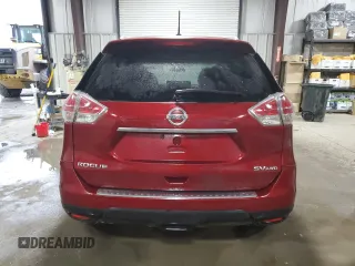 2016 Nissan Rogue SL with VIN 5N1AT2MV8GC889020, listed as a Copart auction lot 43155455 with 134,841 mi miles and Salvage Title. Bid and sale history available at DreamBid. Image 6.