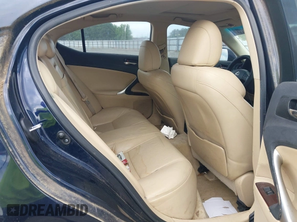 2007 Lexus IS 250 z VIN JTHBK262775030745, wystawiony jako IAAI lot #42224823 z przebiegiem 185 295 mil mil oraz . Historia ofert i sprzedaży dostępna na DreamBid. Obrazek 8.