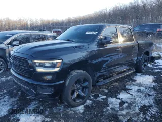 2019 Ram 1500 Big Horn z VIN 1C6SRFFT5KN539374, wystawiony jako Copart lot #86884694 z przebiegiem 172 617 mil mil oraz Czysty tytuł • Clean title. Historia ofert i sprzedaży dostępna na DreamBid. Obrazek 1.