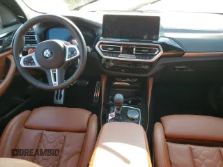 2022 BMW X3 M with VIN 5YM13EC05N9K66502, listed as a Copart auction lot 43451573 with 10,270 mi miles and Salvage Title. Bid and sale history available at carsss.com. Image 8.