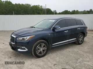 2019 Infiniti QX60 Pure with VIN 5N1DL0MM0KC522615, listed as a Copart auction lot 59691815 with 122,009 mi miles and Clean title. Bid and sale history available at DreamBid. Image 1.