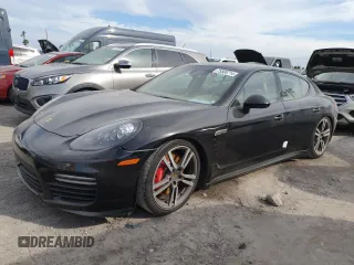 2014 Porsche Panamera GTS with VIN WP0AF2A71EL083762, listed as a Copart auction lot 75506714 with Not Provided miles and Salvage Title. Bid and sale history available at DreamBid. Image 1.