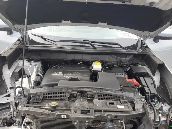2022 Nissan Pathfinder Platinum with VIN 5N1DR3DK0NC249534, listed as a Copart auction lot 43412725 with 48,164 mi miles and Salvage Title. Bid and sale history available at carsss.com. Image 12.