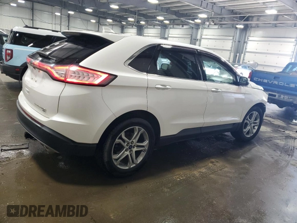 2016 Ford Edge Titanium with VIN 2FMPK4K86GBC48759, listed as a Copart auction lot 88236975 with 152,911 mi miles and Salvage Title. Bid and sale history available at carsss.com. Image 3.