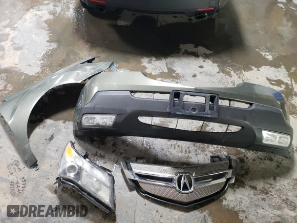 2007 Acura MDX Tech Pkg with VIN 2HNYD28307H503027, listed as a Copart auction lot 45360325 with 204,528 mi miles and Salvage Title. Bid and sale history available at carsss.com. Image 12.