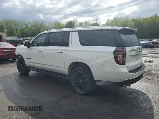 2023 Chevrolet Suburban Premier z VIN 1GNSKFKD0PR161497, wystawiony jako Copart lot #55733695 z przebiegiem 121 198 mil mil oraz Szkoda całkowita • Salvage title. Historia ofert i sprzedaży dostępna na DreamBid. Obrazek 2.