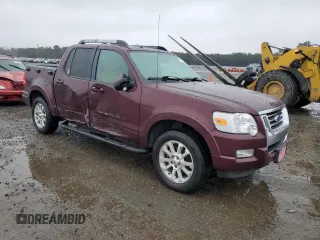 2008 Ford Explorer Sport Trac Limited with VIN 1FMEU33E68UA60707, listed as a Copart auction lot 45011225 with 196,367 mi miles and Salvage title. Bid and sale history available at DreamBid. Image 4.