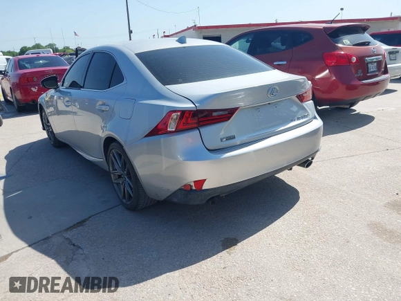 2016 Lexus IS 350 with VIN JTHCE1D25G5011412, listed as a IAAI auction lot 42013644 with 31,111 mi miles. Bid and sale history available at carsss.com. Image 3.
