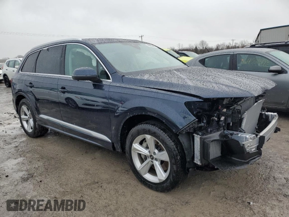 2025 Audi Q7 with VIN WA1AVBF74SD006539, listed as a Copart auction lot 86292464 with 8,563 mi miles and Salvage title. Bid and sale history available at DreamBid. Image 4.
